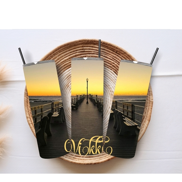 Winter Sunrise - Jersey Shore Tumbler - Picture 3 of 3